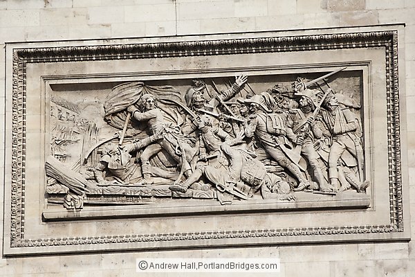 Figure on Arc de Triomphe
