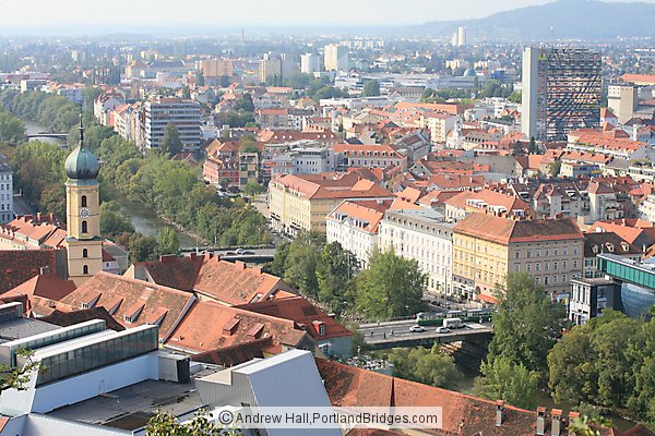 Graz, Austria from Grazer Schlossberg 