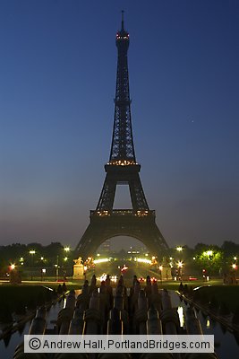 Eiffel Tower, Paris, Daybreak