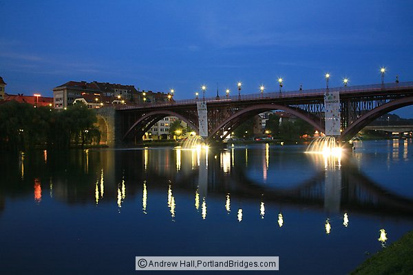 Glavni Most, Dusk, Maribor, Slovenia