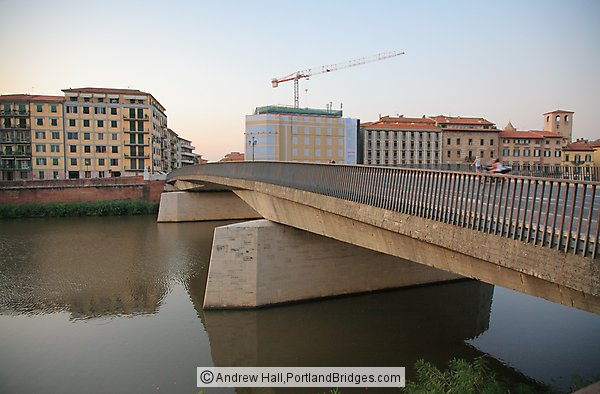Ponte Solferino (Solferino Bridge), Pisa, Italy