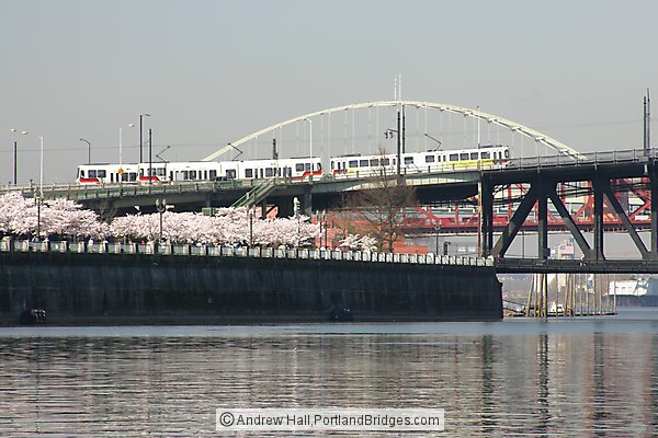 MAX Train Crossing Steel Bridge