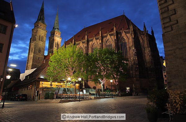 St. Sebaldus Church, Nuremberg, Dusk