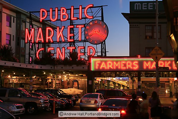 Seattle, Near Pike Place Market, 1st Ave, Downtown