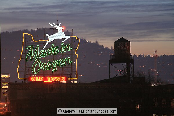 Former Made in Oregon Sign, 2006 (Portland, Oregon)
