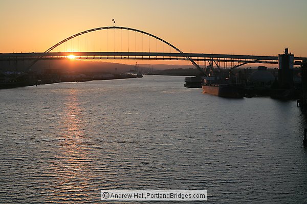 Portland Fremont Bridge Sunset