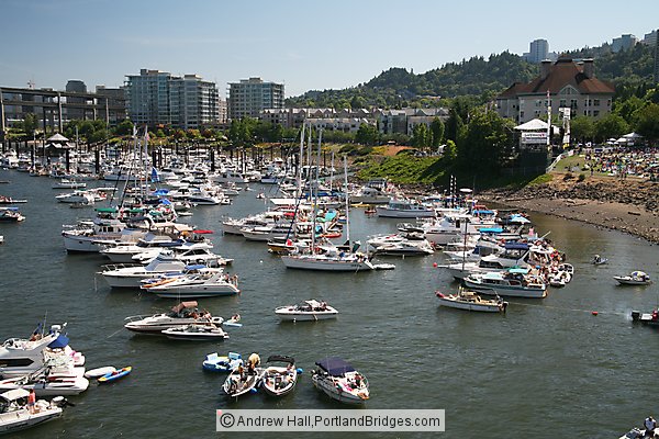 Waterfront Blues Festival Boats, Willamette River (Portland, Oregon)