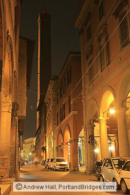 Bologna, Italy night