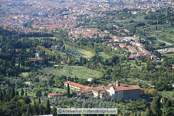 View of Florence from Fiesole, Tuscany