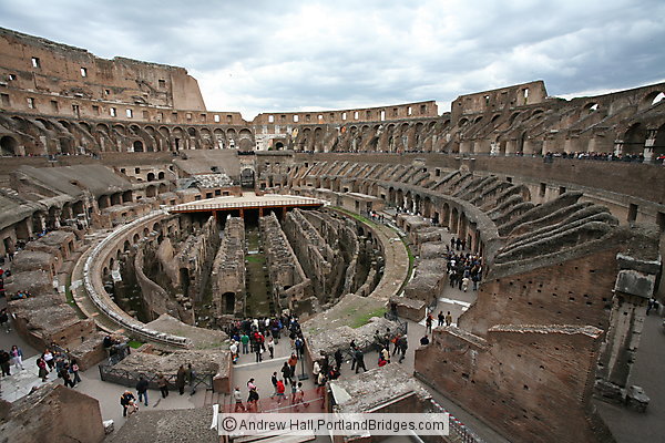 Inside Colosseum, Rome