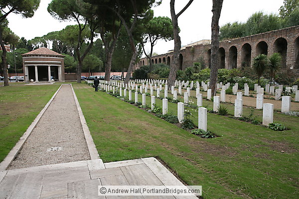 British Military Cemetery, Testaccio Neighborhood, Rome