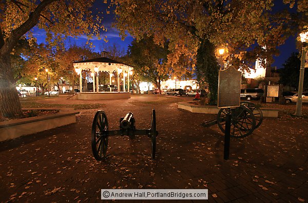 Albuquerque Old Town Plaza at Dusk