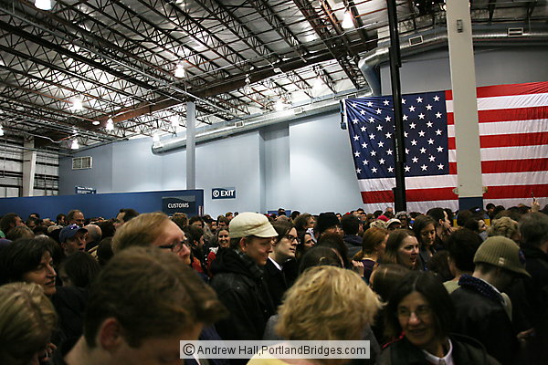 Crowd at Hillary Clinton Rally, Seattle
