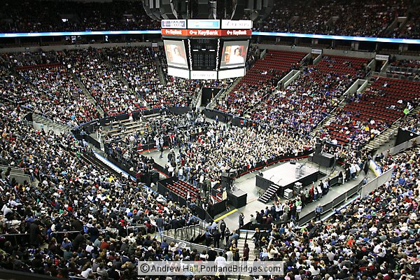 Barack Obama Rally, Seattle, Key Arena