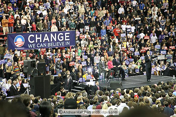 Barack Obama Rally, Seattle, February 8, 2008
