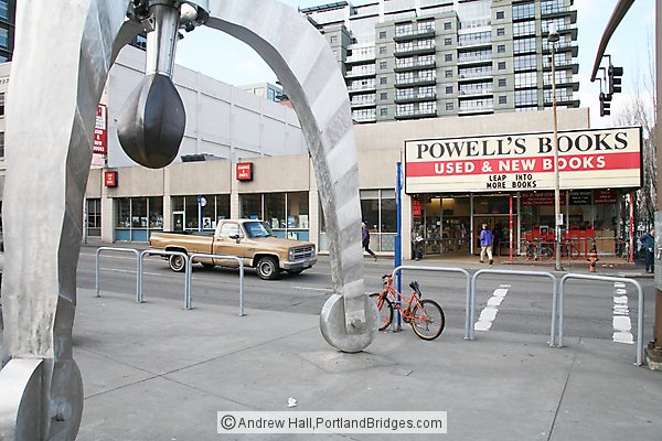 Powell's Books, Pod Sculpture by Pete Beeman, Portland