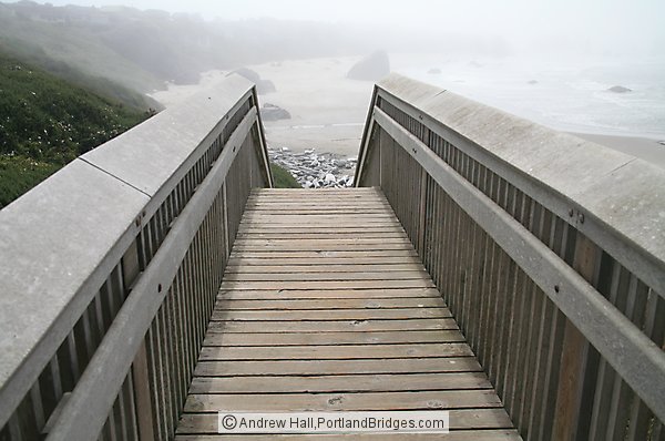 Coquille Point, Stairs, Bandon