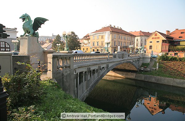 Zmajiski Most (Dragon Bridge), Ljubljana, Slovenia