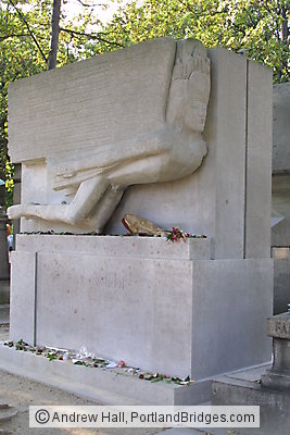 Oscar Wilde Grave, Cimetire du Pre Lachaise, Paris