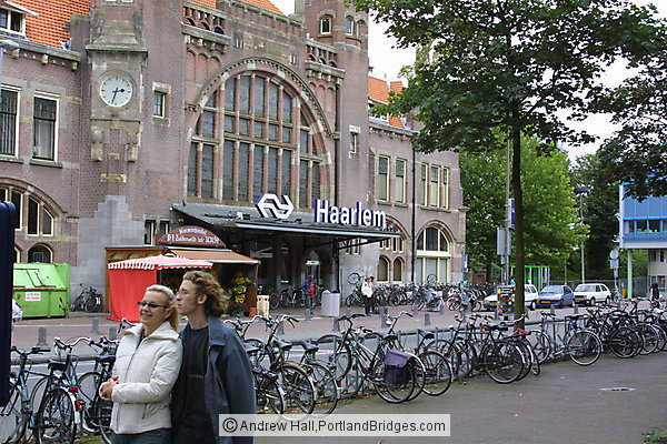 Train Station, Bikes, Haarlem, The Netherlands