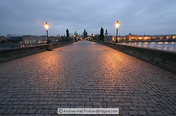 Prague Charles Bridge, Daybreak