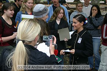 Alyssa Milano GOTV rally (Portland, Oregon)