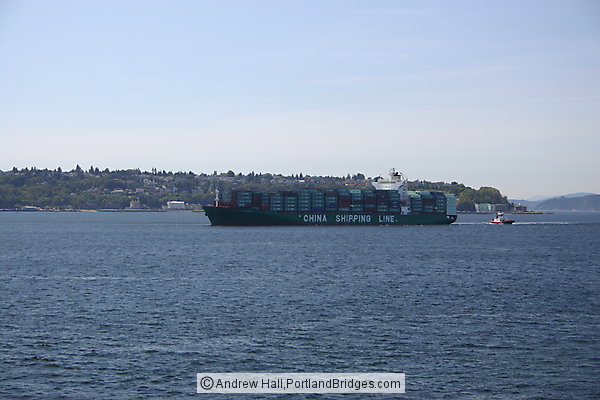 Puget Sound Cargo Ship
