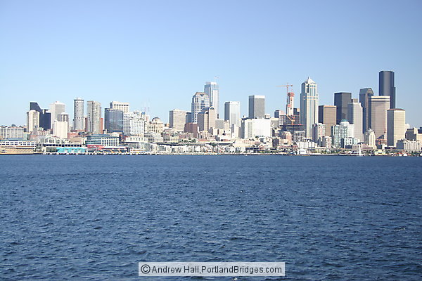 Seattle Cityscape from Ferry