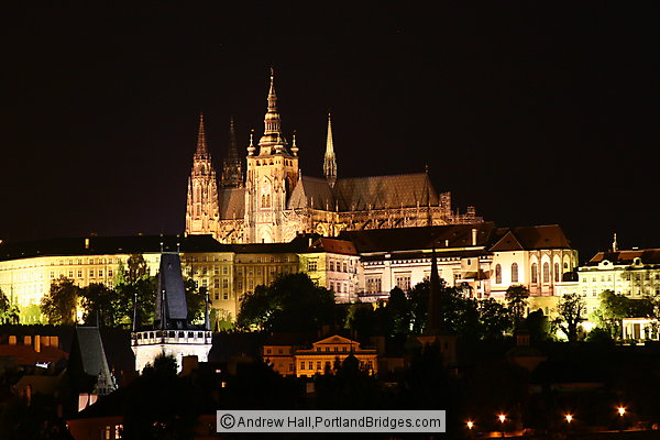 Prague Castle, Night