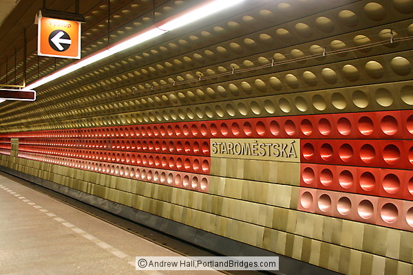 Prague Metro Station