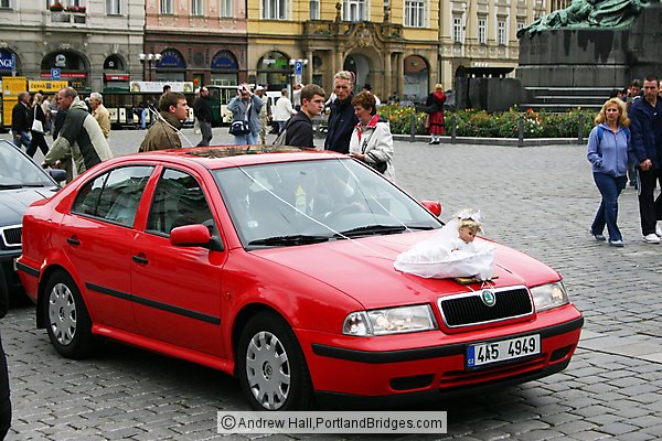 Prague Old Town Square, Wedding Car