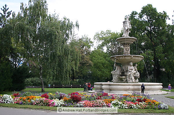 Erzsbet Park, Fountain, Budapest