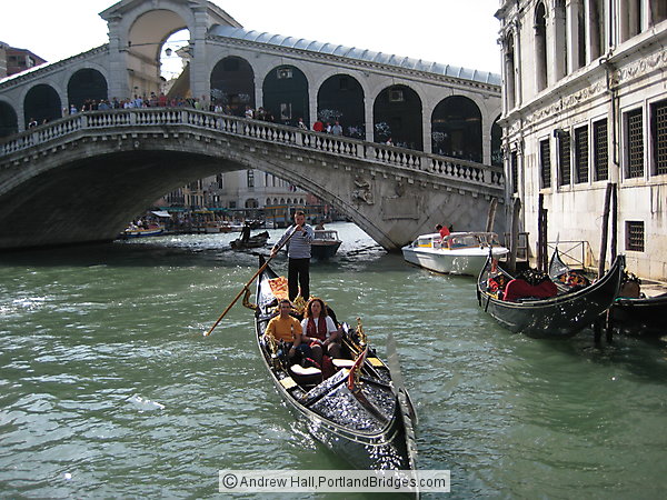 Venice Grand Canal, Rialto Bridge