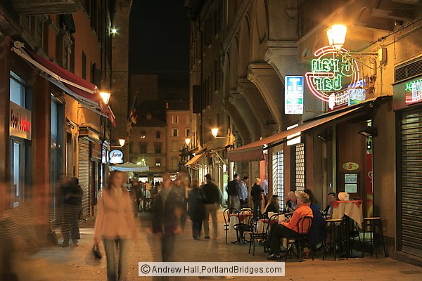 Bologna, Italy Night