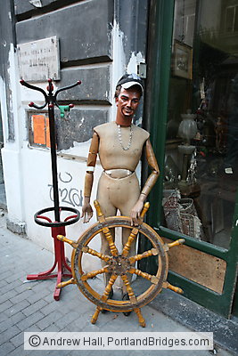Naples: Mannequin on Street