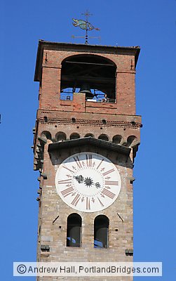 Torre delle Ore (Medieval Clock tower), Lucca, Italy