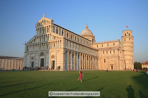 Field of Miracles, Duomo, Tower of Pisa, Late Afternoon