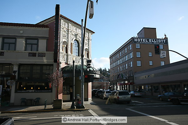 Liberty Theatre, Hotel Elliot, Astoria, Oregon