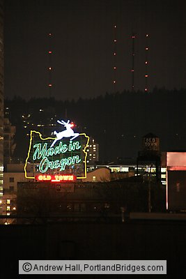 Former Made in Oregon Sign (Portland, Oregon)