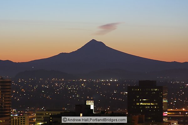 Mt. Hood at Daybreak (Portland, Oregon)
