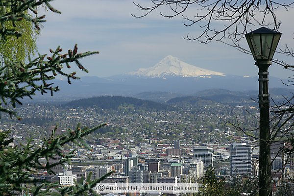 Mt.Hood, view from Pittock Mansion (Portland, Oregon)