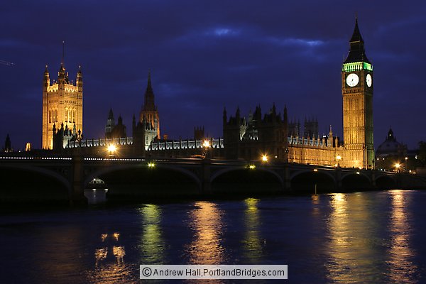 London - Big Ben and Parliament at Dusk
