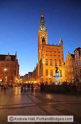 Main Town Hall at Dusk, Gdansk