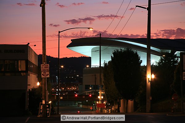 Moda Center (formerly Rose Garden Arena) Orange Sky (Portland, Oregon)