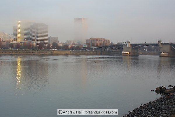 Portland Cityscape, Morrison Bridge, Daybreak