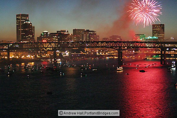 Portland Cityscape, Portland Fireworks