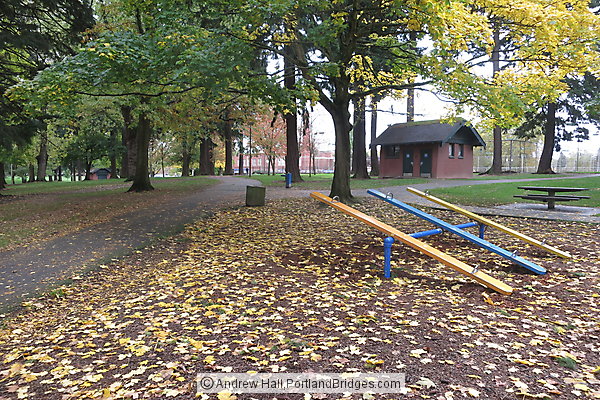 Grant Park, Fall Leaves, NE Portland