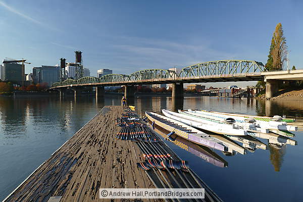 Holman Dock, Eastbank Esplanade, Hawthorne Bridge (Portland, Oregon)
