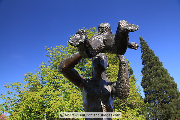 Joy (Pioneer Woman) Statue by Frederick Littman, Council Crest Park, Portland