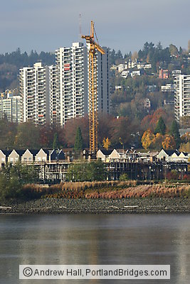 Willamette River, The Strand Initial Construction, Riverplace (Portland, Oregon)
